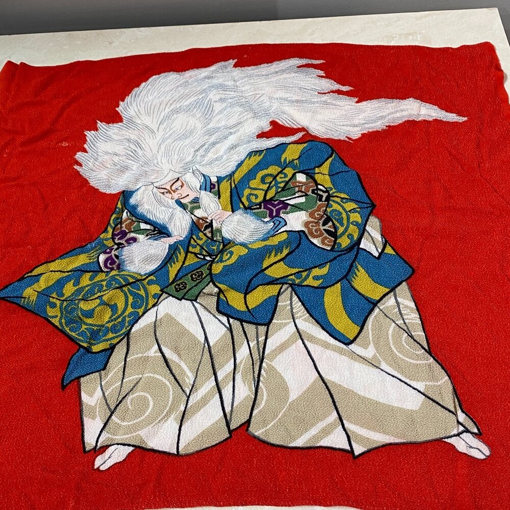 Vintage Japanese Traditional Fabric Wrapping Cloth Furoshiki - Ukiyo-e